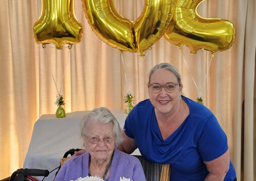 Cedar Place’s Kit Wickham has celebrated her 102nd birthday!!!